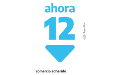 Nuevo logo del programa Ahora 12 para los comercios pymes